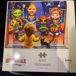 Boardwalk Alien Halloween 500-Piece Puzzle